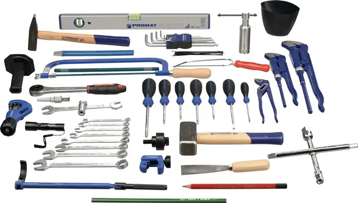 Affaire À Saisir Assortiment d'outils ( 4000820304 ) 72 pièces pour le chauffage/sanitaire