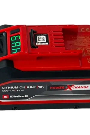 Remise Einhell 4-6 Ah Multi-Ah Power X-Change Plus Batterie 18 V 4,0 / 6,0 Ah Li-Ion ( 4511502 ) avec indicateur de charge