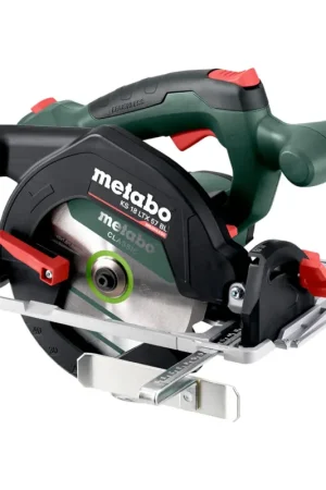 Promotion Saisonnière Metabo KS 18 LTX 57 BL Scie circulaire portative sans fil 18 V 57 mm + rail de guidage FS 160 ( 691222000 ) + Metabox - sans batterie, sans chargeur