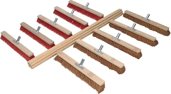 Set de balais ( 9000470001 ) chacun 5 coco/élaston longueur 600 mm Promotion