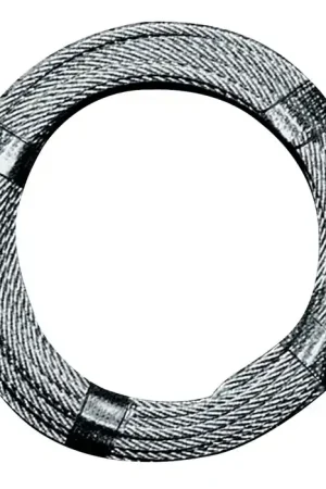Câble métallique ( 1000134115 ) Ø 5,0 - 6,0 mm Longueur 10 m 6 x 12 + 1 FE acier, galvanisé gainé de plastique Certifié