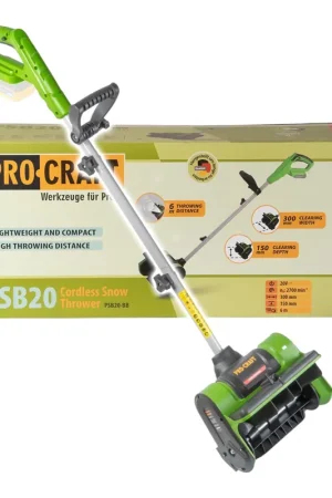 Meilleur Prix Procraft PSB20bb Fraise à neige sans fil 20 V 300 mm Solo - sans batterie, sans chargeur