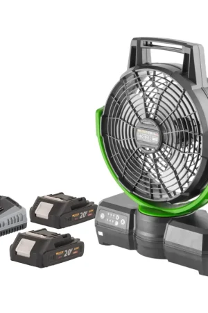 Procraft CF20bb Ventilateur sans fil 20 V 235 mm + 2x batterie 2,0 Ah + chargeur Bon Plan
