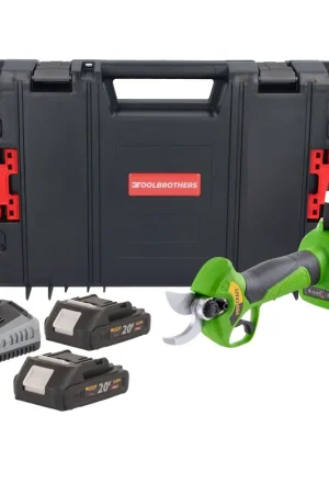 Top Vente Procraft ES28Li bb batterie sécateur 20 V 25 mm + 2x batterie 2,0 Ah + chargeur + RHINO Toolcase