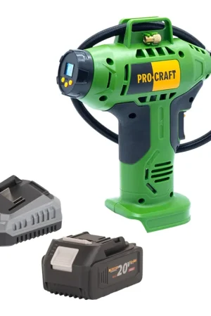Prix Bas Procraft LK20 Compresseur sans fil 20 V 11 bar + 1x batterie 4,0 Ah + chargeur