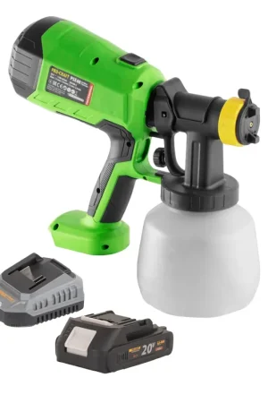 Promotion Procraft PSE40bb pistolet de peinture sans fil 20 V + 1x batterie 2,0 Ah + chargeur