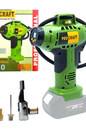 Nouveauté Procraft LK20 Compresseur à batterie 20 V 11 bar Solo - sans batterie, sans chargeur