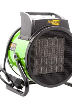 Commander Maintenant Procraft FP30 Aérotherme électrique Chauffage 3 kW 3 niveaux de puissance 25/1500/3000 W pour atelier, cave, chantier etc. y compris protection contre la surchauffe