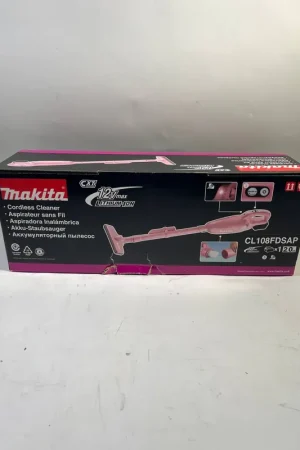 Marque Makita CL 108 FDZP Akku Staubsauger 12 V max. 0,6 L pink Solo - ohne Akku, ohne Ladegerät - OVP Beschädigt