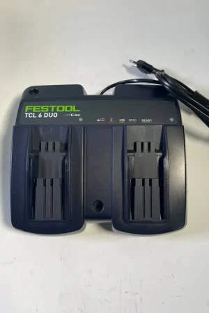 Festool TCL 6 DUO Doppel Schnellladegerät 10,8 V - 18 V 2x 6 A ( 577017 ) - Gebraucht Super Prix