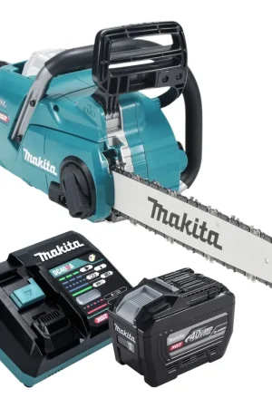 Achat Immédiat Makita UC 016 GE101 Tronçonneuse à chaîne sans fil 40 V max. 40 cm Brushless + 1x batterie 8,0 Ah + chargeur