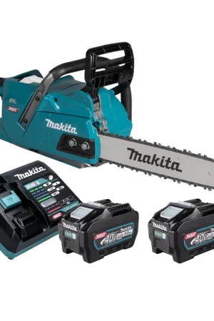 Makita UC 011 GT201 Tronçonneuse à chaîne sans fil 40 V max. 35 cm Brushless + 2x batterie 5,0 Ah + chargeur Meilleure Vente