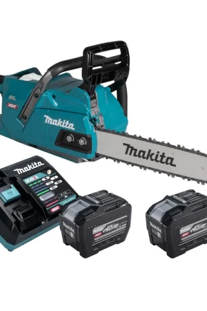 Makita UC 011 GE201 tronçonneuse à chaîne sans fil 40 V max. 35 cm Brushless + 2x batterie 8,0 Ah + chargeur Bon Plan