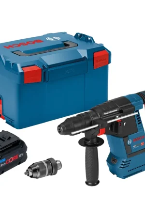 Bosch GBH 18V-26 F Professional Marteau perforateur sans fil 18 V 2,6 J SDS plus Brushless + 1x batterie ProCORE 5,5 Ah + L-Boxx - sans chargeur Dernier Modèle