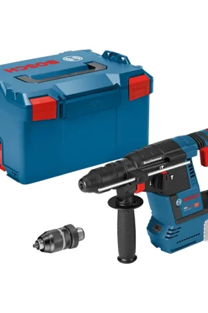 Bosch GBH 18V-26 F Professional Marteau perforateur sans fil 18 V 2,6 J SDS plus Brushless ( 061191000J ) + L-Boxx - sans batterie, sans chargeur Dernière Chance