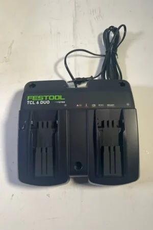 Festool TCL 6 DUO Doppel Schnellladegerät 10,8 V - 18 V 2x 6 A ( 577017 ) - Leicht Gebraucht Prix Bas