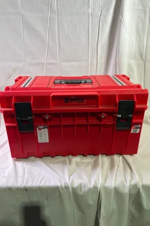 Nouvel Arrivage Qbrick System ONE 350 2.0 Technik RED ULTRA HD Custom Werkzeugkoffer modularer Organizer 585 x 385 x 320 mm 38 l stapelbar IP66 - Leicht Gebraucht