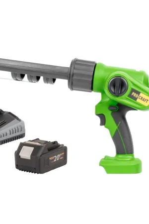 Achat Immédiat Procraft PC20bb Pistolet à cartouche sur batterie 20 V 2000 N 280 - 310 ml + 1x batterie 4,0 Ah + chargeur