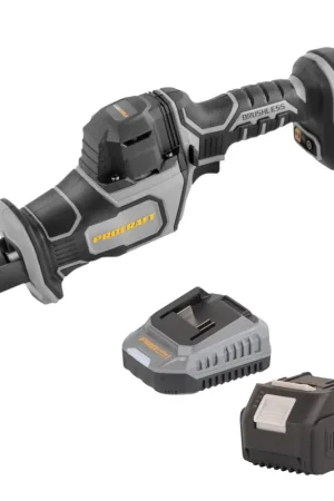 Promotion Procraft Industrial RS20Abb Scie sabre Recipro 20 V Brushless + 1x batterie 4,0 Ah + chargeur