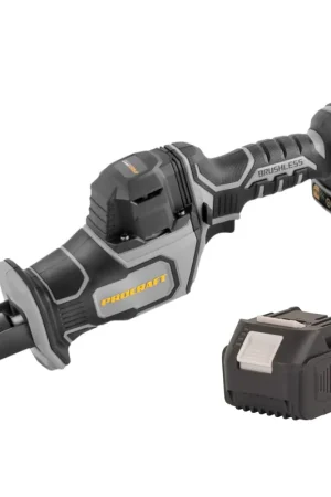 Procraft Industrial RS20Abb Scie sabre Recipro 20 V Brushless + 1x batterie 4,0 Ah - sans chargeur Prix Bas