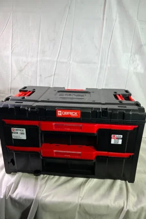 Dernière Chance Qbrick System ONE Drawer 2 Toolbox 2.0 Werkzeugbox 587 x 380 x 340 mm 29 l mit zwei Schubladen - Beschädigt