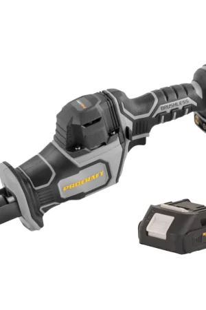Top Vente Procraft Industrial RS20Abb Scie sabre Recipro 20 V Brushless + 1x batterie 2,0 Ah - sans chargeur