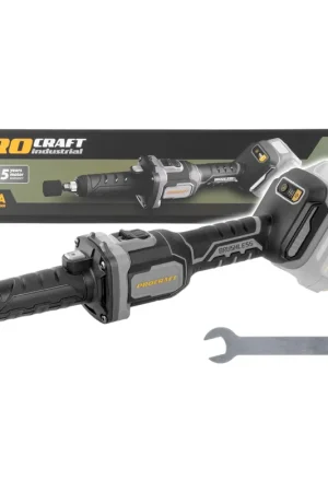 Procraft Industrial DG20A-BB Meuleuse droite sans fil 20 V 6 mm Brushless Solo - sans batterie, sans chargeur Prix Réduit