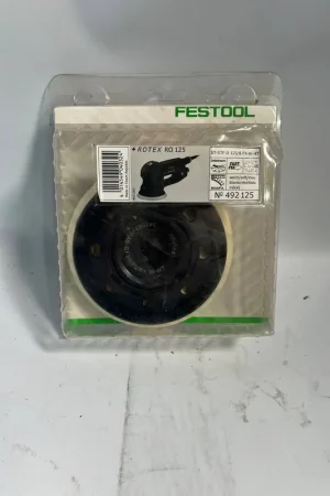Vente Flash Festool Schleifteller ST-STF D 125/8 FX-W-HT 125 mm FastFix weicher Härtegrad ( 492125 ) - Gebraucht