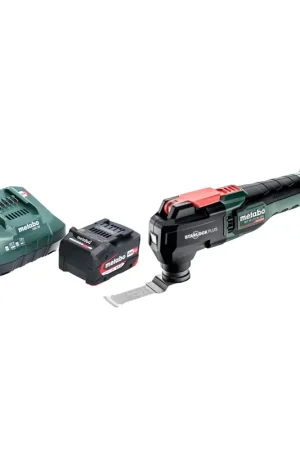 Soldes Metabo MT 18 LTX BL QSL Outil multifonctions sans fil 18 V Brushless Starlock Plus + 1x batterie 4,0 Ah + chargeur