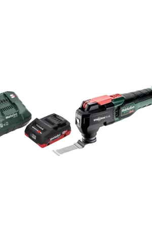 Metabo MT 18 LTX BL QSL Outil multifonction sans fil 18 V Brushless Starlock Plus + 1x batterie LiHD 4,0 Ah + chargeur Offre Spéciale