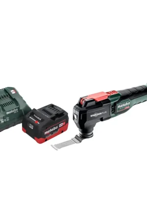 Remise Metabo MT 18 LTX BL QSL Outil multifonction sans fil 18 V Brushless Starlock Plus + 1x batterie LiHD 5,5 Ah + chargeur
