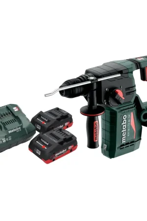 Metabo KH 18 LTX BL 24 Marteau perforateur sans fil 18 V 2,2 J SDS Plus Brushless + 2x batterie LiHD 4,0 Ah + chargeur Nouvelle Collection