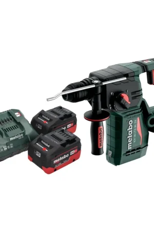 Metabo KH 18 LTX BL 24 Marteau perforateur sans fil 18 V 2,2 J SDS Plus Brushless + 2x batterie LiHD 5,5 Ah + chargeur Livraison Express