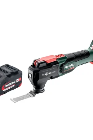 Dernière Chance Metabo MT 18 LTX BL QSL Outil multifonctions sans fil 18 V Brushless Starlock Plus + 1x batterie 4,0 Ah - sans chargeur