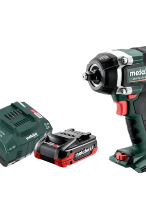 Petit Prix Metabo SSW 18 LTX 800 BL Visseuse à choc sans fil 18 V 800 Nm 1/2" Brushless + 1x batterie LiHDX 4,0 Ah + chargeur