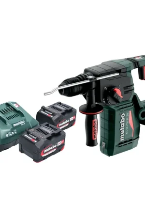 Prix Choc Metabo KH 18 LTX BL 24 Marteau perforateur sans fil 18 V 2,2 J SDS Plus Brushless + 2x batterie 4,0 Ah + chargeur