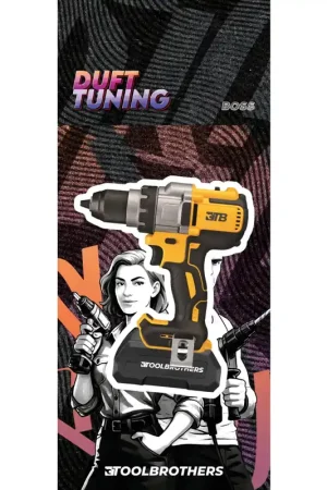 Toolbrothers Duftbaum - FLEX YELLOW AKKUSCHRAUBER Design - Duft BOSS - maskuline Duftnoten Expédié Aujourd'hui