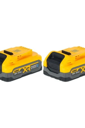 Réduction DeWalt DCBP 318 S2 Kit batterie avec 2x Powerstack batterie 18 V 3,5 Ah / 3500 mAh XR Li-Ion - avec indicateur de charge