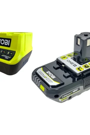 RYOBI RC18120 Chargeur rapide de batterie 18 volts ONE+ 2 ampères ( 5133002891 ) pour batteries Li-Ion Haute Qualité