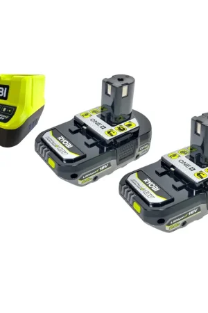 RYOBI RC18120 Chargeur rapide de batterie 18 volts ONE+ 2 ampères ( 5133002891 ) pour batteries Li-Ion Authentique