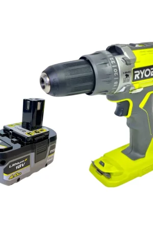 Seulement Aujourd'hui Ryobi R18PD3-0 Perceuse-visseuse à percussion sans fil 18 V 50 Nm + 1x batterie 4,0 Ah - sans chargeur