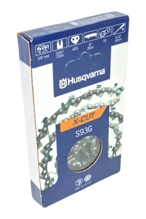 Chaîne Husqvarna X-CUT S93G 25 cm 3/8" 1,3 mm 40 TG ( 585404240 ) pour scie à chaîne Nouvel Arrivage