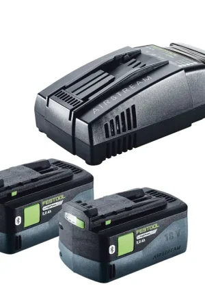Festool Energie Set 2x BP 18 Li 5,0 HP-ASI HighPower Pack de batteries 18 V 5,0 Ah ( 2x 578519 ) + chargeur SCA 16 ( 576953 ) Nouveauté