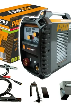 Procraft industrial RWI-400 poste à souder inverter 7 kW 20 - 200 A MMA + écran de protection de soudage + brosse métallique + autres accessoires Dernière Chance