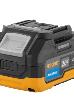 Usine Directe Batterie Procraft 20/4 Industrial 20 V 4,0 Ah / 4000 mAh Li-ion avec indicateur de charge