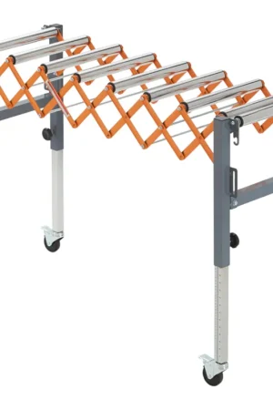 BORA PM-2700 Rouleau de manutention flexible Convoyeur à ciseaux 37-127 cm Rabattable Livraison Express