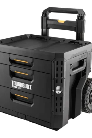 Bon Plan Toughbuilt STACKTECK boîte à outils sur roulettes verrouillable avec 3 tiroirs ( TB-B1-D-R93 )