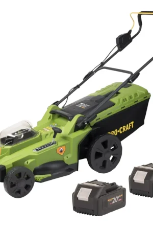 Achat Immédiat Procraft PLM22bb Tondeuse à gazon sans fil 40 V ( 2x 20 V ) 430 mm Brushless + 2x batterie 4,0 Ah - sans chargeur