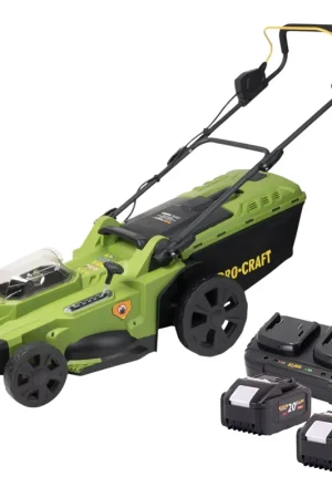 Procraft PLM22bb Tondeuse à gazon sans fil 40 V ( 2x 20 V ) 430 mm Brushless + 2x batterie 8,0 Ah + chargeur Bon Plan