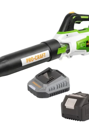 Procraft PB20 Souffleur de feuilles sans fil 20 V TURBO + 1x batterie 4,0 Ah + chargeur Dernier Modèle